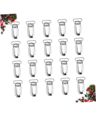 Operitacx 50 Pcs Haster Carrier Clips - Baby Pacifier & Bib Holders | White Duck Beak Clips for Secure Parenting - Buy Online on GoSupps.com