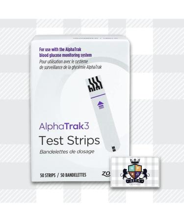 AETN Creations Alphatrak 3 Test Strips Pack of 50 Trusted Veterinary Approved Accurate and Easy-to-Use Pet Glucose Monitoring Strips for Cats and Dogs - Buy Online on GoSupps.com