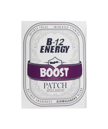 Monster Patch, B-12 Energy Boost Patch Ashwagandha Blend (60 Day Supply). Works to counteract The Affects of Stress While Providing a Calming Energy Boost. Twelve Essential Vitamins.