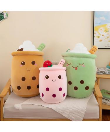 Bubble Tea Plush Pillow - Giant Boba Stuffed Animal Toy for Boba Lovers (Green 35cm) - Buy Online on GoSupps.com