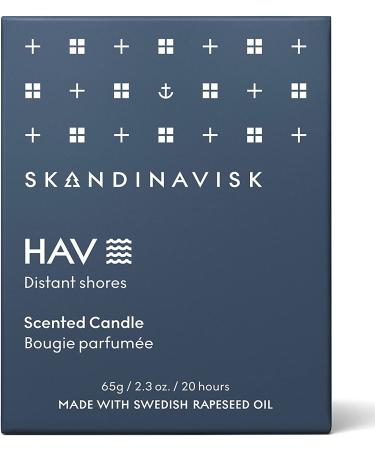 Scandinavisk Hav Sea Fragrance Candle - Salty Spray Sea Grass & Beach Rose | 200g International Shipping - Buy Online on GoSupps.com