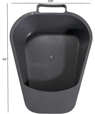 Fracture Bedpan - Portable Easy Clean Bed Pan for Women and Men - Spill-Free Guard and Built-in Handle for Bed-Bound Patients - Buy Online on GoSupps.com