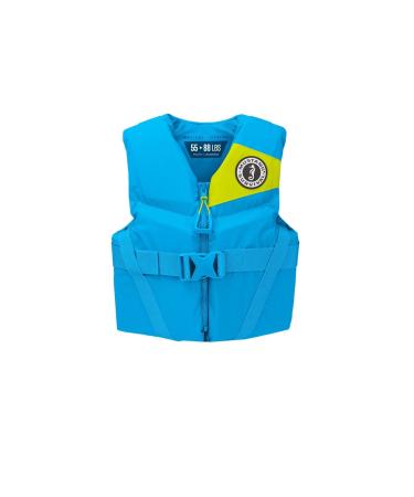 Mustang Survival - Youth Foam Life Jacket - Azure Blue, Young Adult (88 lbs - 110 lbs)