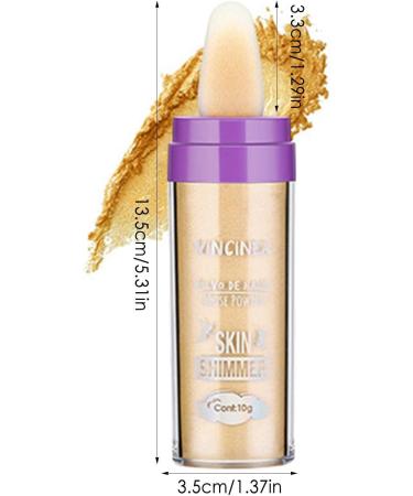 Highlighter Fairy Powder - Glitter Highlighter Makeup Powder Tapotante - Makeup Highlighter Smooth Sparkle Highlighter for Body Lightening 3D Natural Powder for Renywosi - Buy Online on GoSupps.com