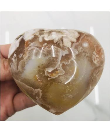 Natural Crystal Rough Cherry Blossom Agate Heart Crystal Heart Natural Stones and Minerals Quartz Stone Crystal Rough Stone Stone (Size : 250-320g) Household (Size : 150-230g) - Buy Online on GoSupps.com
