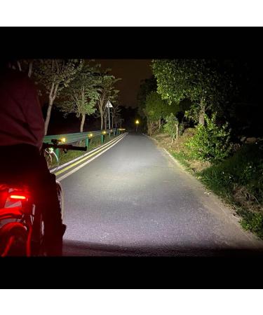 4000 Lumen Rechargeable Bicycle Light Set | Waterproof Front and Back Bike Lights with Taillight for Night Riding - Buy Online on GoSupps.com