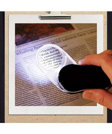 Magnifying Glass Mini Foldable Hand Held Classic 3.5X Magnifier Quality Reading Aids Glasses for Partially Sighted or Anymagnifier/Black Comfortable Anniversary - Buy Online on GoSupps.com