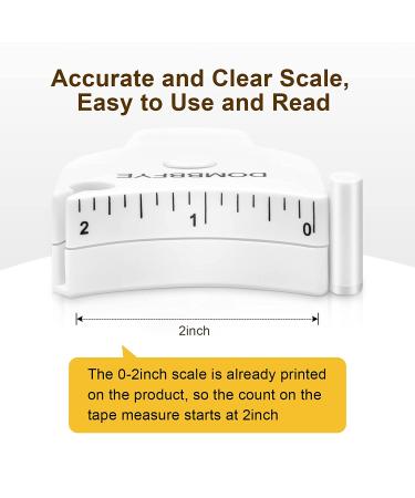 6 Pcs Body Measure Tape 60 Retractable Measuring Tape for Weight Loss, Sewing, Fabric - Black + White - Buy Online on GoSupps.com