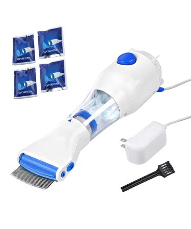 Aspirateur poux professionnel peigne lectrique anti-poux plus efficace que les autres peignes et shampooings contre les poux limine les poux et les ufs pr vention des lentes (aspirateur de Aspirador de piojos