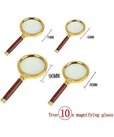 Portable Magnifier 80mm Handheld Magnifier 10X Reading Appraisal Repair Tool Loupe Gift Full of Stars - Buy Online on GoSupps.com