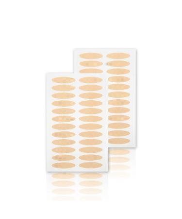 Invisible Eyelid Tape Eyelid Lift Strips 48 Pairs Double Sided Adhesive Tape Invisible Eye Lifting Stickers Natural Fiber Instant Two-Sided Eye Lids Lift for Widen Droopy Hooded