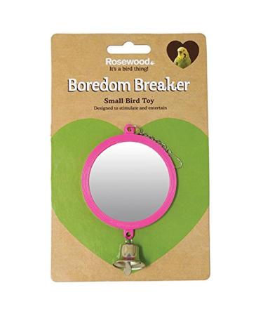 (Boredom Breaker) Bird Toy Double Sided Mirror Large Various colours - Buy Online on GoSupps.com
