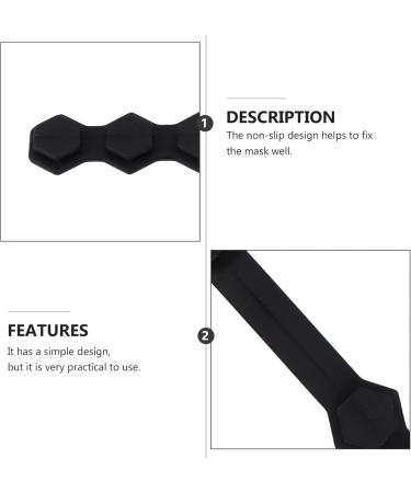 Exceart 30 Pcal Silicone Masking Hooks - Adjustable Ear Straps & Face Holder for Anxious Mouth Protection - Buy Online on GoSupps.com