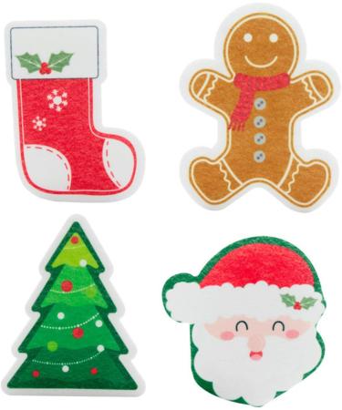 Cartoon Christmas Cleaning Tool Cute Print Effective Cleaning for Kitchen and Home Christmas Scrubber Pattern 1 - Buy Online on GoSupps.com