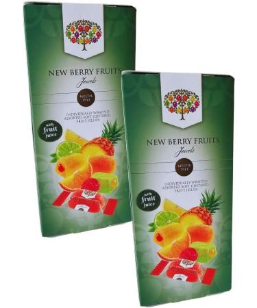 2 x New Berry Fruit Jewels 300grams - Assorted Soft Centred Fruit Jellies - Individually Wrapped Assorted Fruit Jewels - Buy Online on GoSupps.com