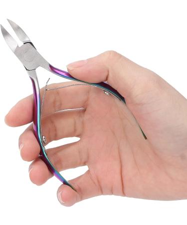 Cuticle Remover Stainless Steel Reduce the Risk Of Infection Olecranon Nail Clipper for Manicure Store for Finger Care for Pedicure Shop - Buy Online on GoSupps.com