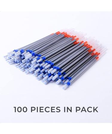 VIKROM 100 PCS Silver Fabric Markers for Sewing - Refillable Tailor Pencils for Quilting, Cotton, Silk, Jeans, Leather - Buy Online on GoSupps.com