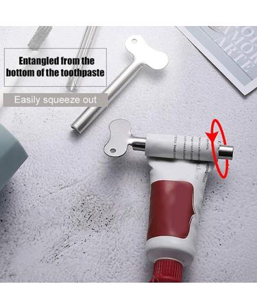 Sgnsvj 6 Pcs Stainless Steel Toothpaste Tube Squeezers Metal Key Toothpaste Squeezers for Cosmetic Tubes Squeezer - Buy Online on GoSupps.com