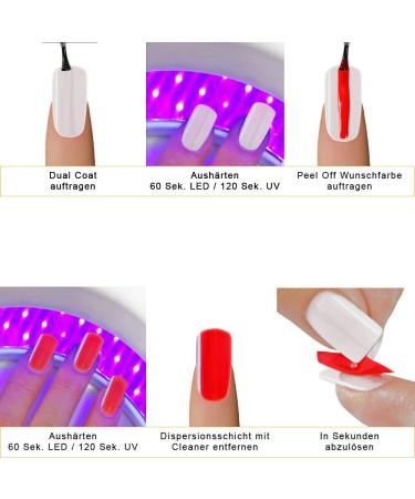 Buy Peel Off Nail Polish Color Cream - Long-Lasting Easy Application & International Shipping - Buy Online on GoSupps.com