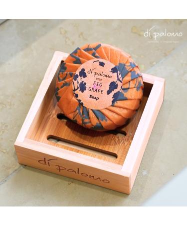 Di Palomo Vegan Wild Fig & Grape Luxury Soap Bar - 100g Moisturising Hand Soap for Ladies & Men - Vegan Skin Care Bar Soap - Buy Online on GoSupps.com