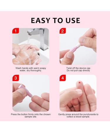 Buy Sterile Safety Lancets - 100 Count 30G x 1.8 mm Top Push Button - Ideal for Blood Glucose Testing | Fast International Shipping - Buy Online on GoSupps.com