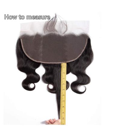 10 Inch Brazilian Virgin Human Hair 13x6 Lace Frontal Closure With HD Transparent Lace - Pre Plucked Straight Frontal with Baby Hair - Buy Online on GoSupps.com