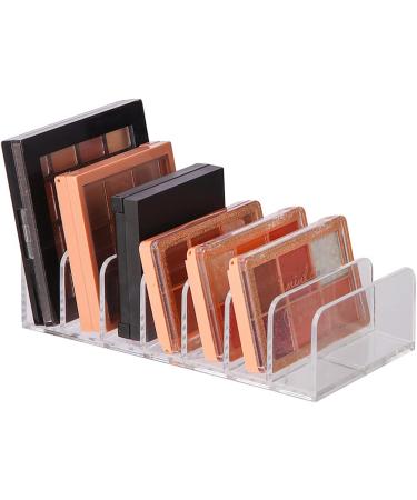 Bozaap eyeshadow pallet organizer 7-part acrylic make-up storage case cosmetic stand for eyeshadow pallets rouge facial powder
