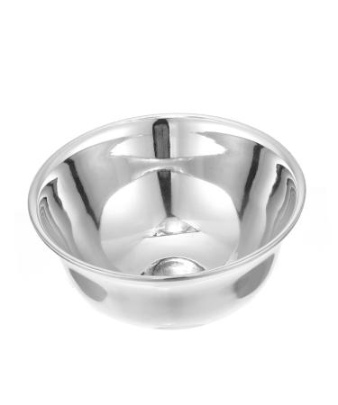 Beavorty hit bowl shaved pot travel-beard-razor shell Razor foam shell Razor care mug shaving cup shallow made of steel rust-free steel metal travel small tools