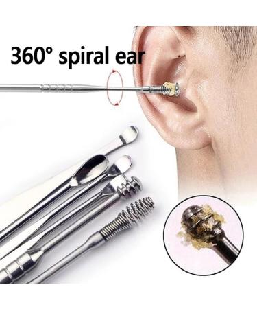Pleteffect Ear Cleaner Kit - 6-Piece Professional Earwax Cleaning Tool Set for Portable Ear Care - Best Ear Cleaning Solution - Buy Online on GoSupps.com