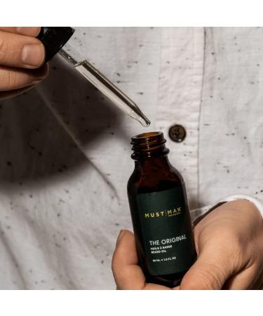 Beard Oil for Men - Softens Hair Hydrates Skin Eliminates Dandruff - Made in Canada - 1 FL. Oz - Original Formula - Buy Online on GoSupps.com