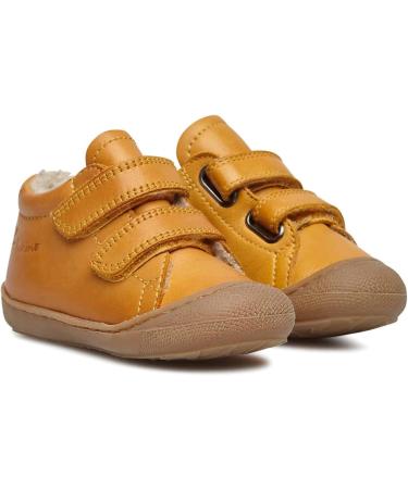 Naturino Cocoon VL Leather First Steps Shoes - 3 UK Child, Orange - Buy Online on GoSupps.com