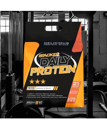 Stacker Europe BV Stacker2 Daily Protein 2000g Cookies & Cream Proteins Protein Mix - Buy Online on GoSupps.com