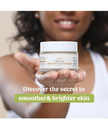 Vilvah STORE Milk Mud Mask - Non-Comedogenic Detan & Skin Brightening | Oat Milk Saffron Kaolin Clay | 50 ML for Men & Women | Shop Internationally - Buy Online on GoSupps.com