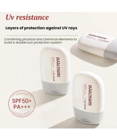 Meidimeijia Extra protection whitening sunscreen SPF50+ PA+++ High UVAUVB defense Waterproof and sweat resistant Nongreasy and lightweight for all skin types 50g - Buy Online on GoSupps.com
