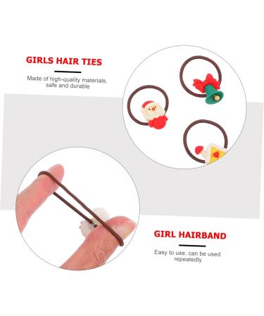 minkissy 5 Pairs Hair Rope Christmas Girls Hair Ring Christmas Party Headwear Xmas Fine Hair Holder Festival Xmas Hair Rings Christmas Hair Ties House Christmas Tree Miss Rubber Band - Buy Online on GoSupps.com