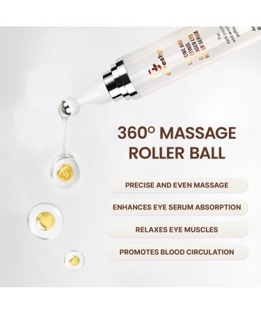 Eye Serum Caffeine for Dark Circles | Retinol Eye Roller for Anti-Aging & Puffiness Treatment - Buy Online on GoSupps.com