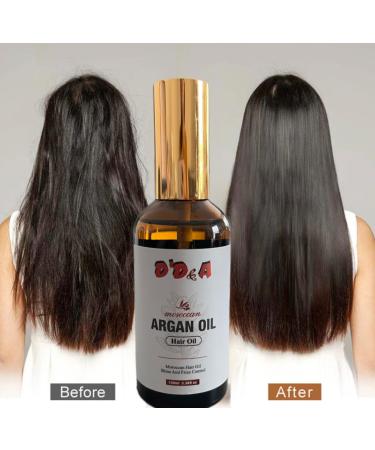 Buy D D&A Argan Oil - Moroccan Hair Oil for Shine & Frizz Control | Instant Absorption & Long-Term Conditioning - Buy Online on GoSupps.com
