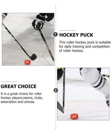 BESPORTBLE 3pcs Roller Hockey Pucks - Inline & Street Hockey Balls for Indoor & Outdoor Play | International Shipping Available - Buy Online on GoSupps.com