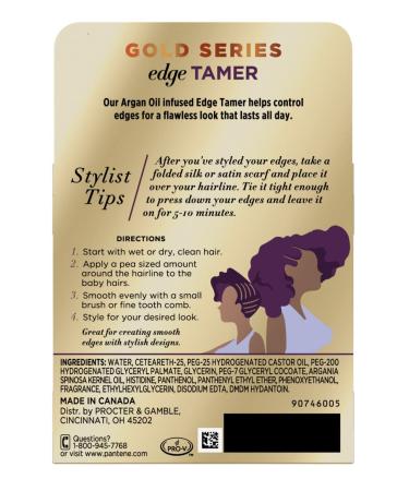 Pantene Gold Series Edge Tamer 2.6oz (Pack of 3) - Smooth and Define Edges with Precision - Buy Online on GoSupps.com