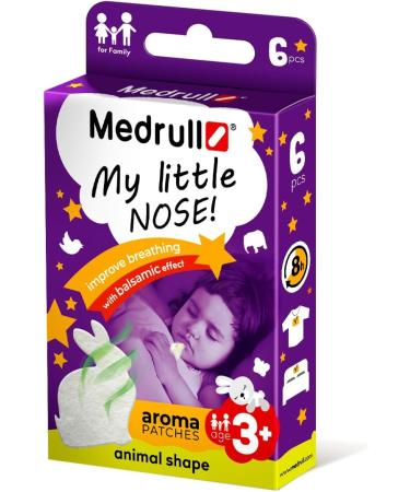 Medrull My Little Nose Aromatic Inhaler - 6 Pack | Improve Nasal Breathing & Cold Prevention for Kids & Adults | International Shipping - Buy Online on GoSupps.com