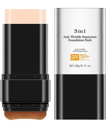 Husoiuy Makeup foundation stick cream foundation with brush foundation stick with integrated foundation brush longlasting concealer and contour stick with matte finish Multicolored 1 piece 1er Pack - Buy Online on GoSupps.com