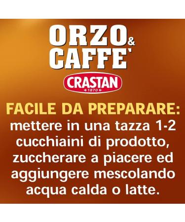6x Crastan Orzo & Coffee Instant Soluble Barley Grain Coffee Coffee 120 gr - Buy Online on GoSupps.com