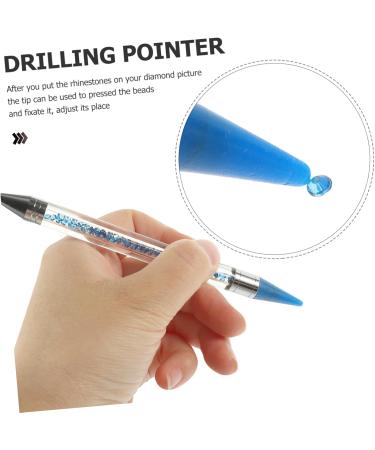 MAGICLULU Crystals Beads 1 Set Beads Painting Pen Rhinestones Gemstone Beads Color Beads Gem Beads Jewel Picker Blue Suit Dotting Tools Beads Painting Tool Diamond Picture Pen Brush Flat - Buy Online on GoSupps.com