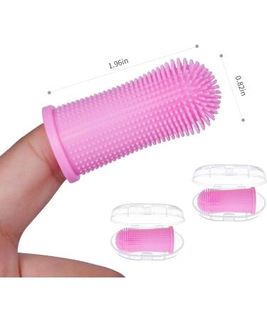 Aujzoo 360 Dog & Cat Toothbrush Set Silicone Finger Dental Care for Pets | Best Teeth Cleaning Solution - Buy Online on GoSupps.com
