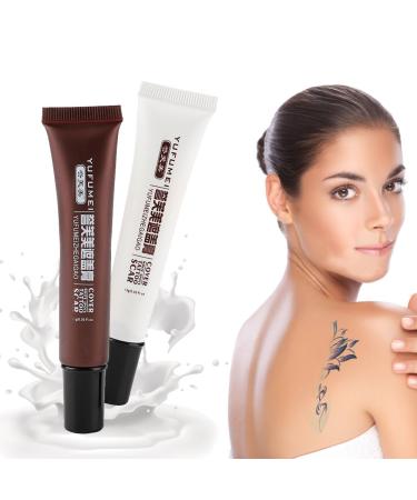 Professional Waterproof Tattoo and Scar Concealer - Cover Cream for Birthmarks, Spots, and Makeup - Set of Waterproof Concealers - Buy Online on GoSupps.com