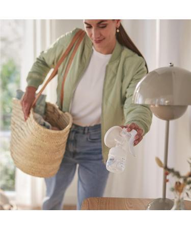 Philips Avent Manual Breast Pump Starter Set | BPA Free Single Hand Pump and Milk Bottle (SCF430/16) - Buy Online on GoSupps.com