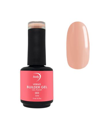 LOOKY| Builder Nail Gel | Long-Lasting Builder Gel for your Flawless Nail Extension |Professional Salon Quality | Easy Application Bottle | Love |15ml