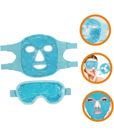Housoutil 1 Set Gel Eye Hot Cold Sleeping Cooling Compress Mask Ice Full Gel Eye Relief Mask Puffiness Sleep Mask Women Cooling Facial Mask Travel Elastic Rope Goggles To Sleep - Buy Online on GoSupps.com