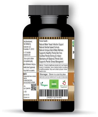 PAL Care Supplement 60 Capsules - Enhance Intimate Health Naturally | Male Yeast Infection & Penile Health Solution - Buy Online on GoSupps.com