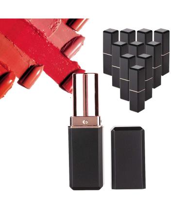 10pcs Empty Lipstick Tubes - DIY Cosmetic Containers for Custom Lipstick Creation - Buy Online on GoSupps.com